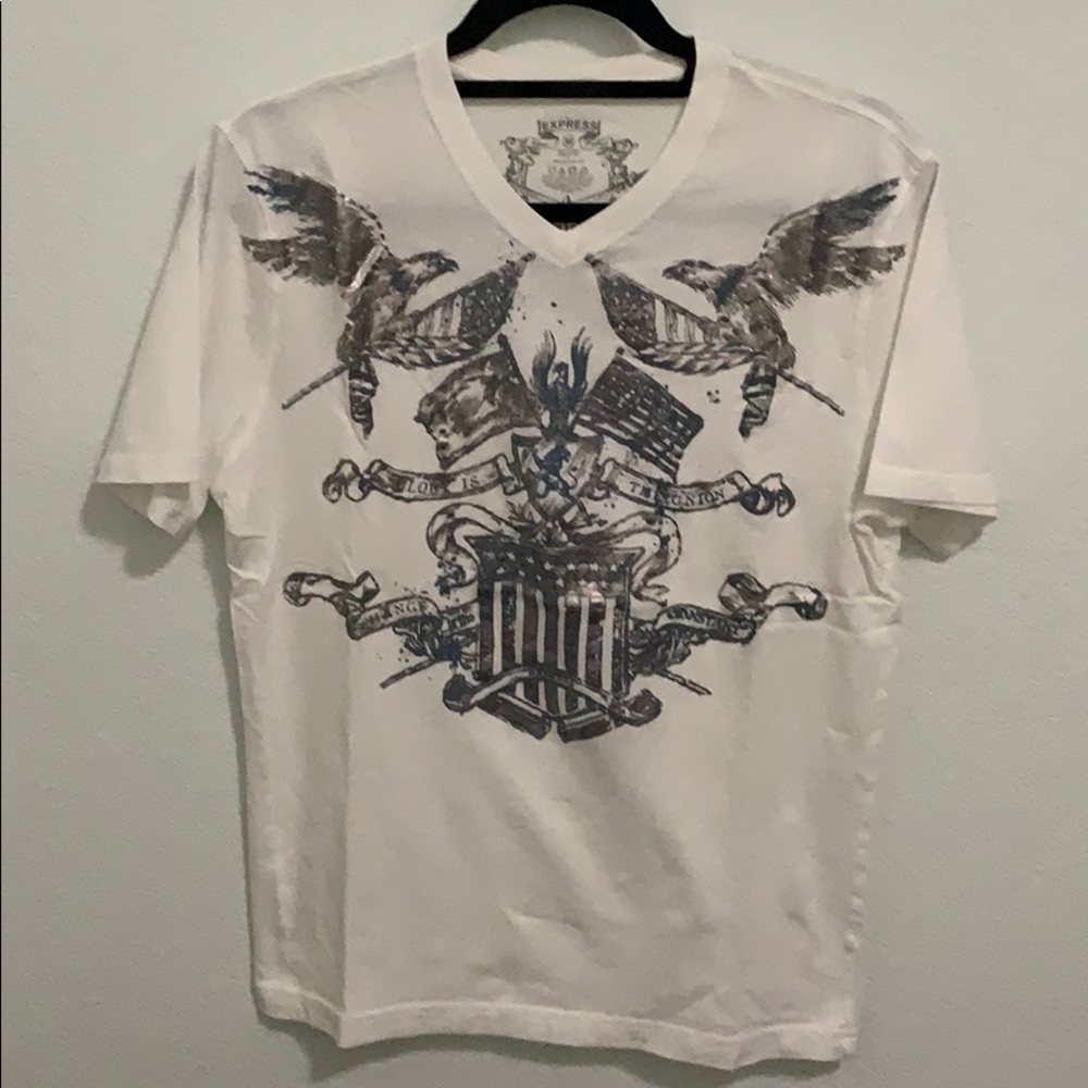 Express V Neck T Shirt